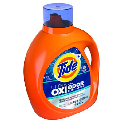 Tide He Plus Ultra Oxi With Odor Eliminators Liquid Detergent - 84 Fl. Oz. - Image 2