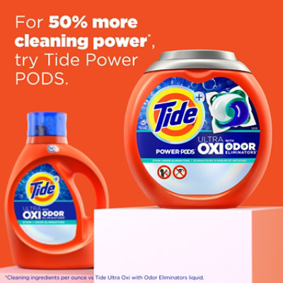 Tide He Plus Ultra Oxi With Odor Eliminators Liquid Detergent - 84 Fl. Oz. - Image 7