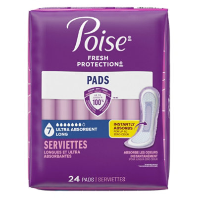 Poise Ultra Pad Fresh Protection Lng 24 - 24 Count - Image 8