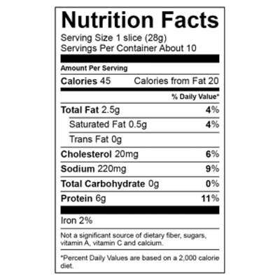 Godshalls Uncured Turkey Bacon -16-10 Oz - Image 2