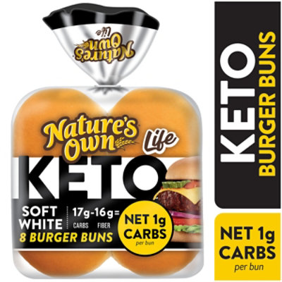 Natures Own Keto Life Burger Buns - 8-16 Oz - Image 3