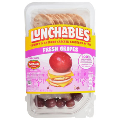 Lunchables Turkey & Cheddar With Grapes 5.7 Oz - 5.7 OZ - Image 3