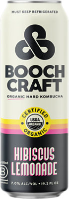 Boochcraft Hibiscus Lemonade Hard Kombucha In Cans - 19.2 Fl. Oz. - Image 1
