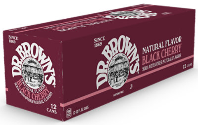 Dr Browns Black Cherry - 12-12 Fl. Oz. - Image 1