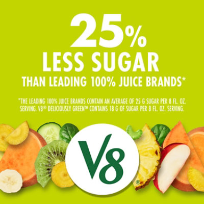 V8 Deliciously Green 100% Fruit and Vegetable Juice - 46 Fl. Oz. - Image 2