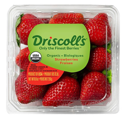 Driscoll's Organic Strawberries Prepacked - 8.8 Oz - Image 1