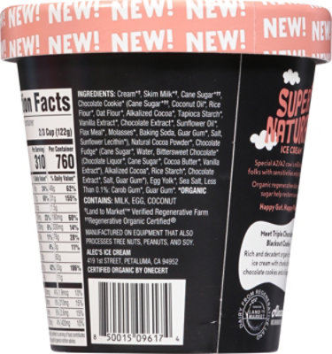 Alecs Ice Cream Chocolate Blackout Cookie - 14 Fl. Oz. - Image 6