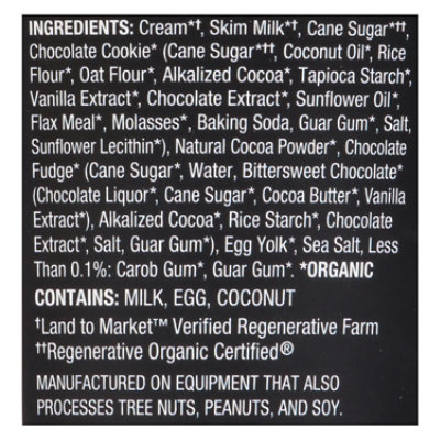 Alecs Ice Cream Chocolate Blackout Cookie - 14 Fl. Oz. - Image 5