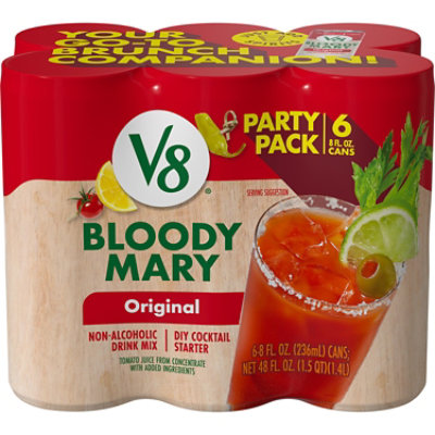 V8 100% Vegetable Juice Bloody Mary Mix - 6-8 Fl. Oz. - Image 1