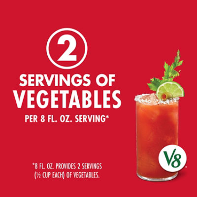 V8 100% Vegetable Juice Bloody Mary Mix - 6-8 Fl. Oz. - Image 2