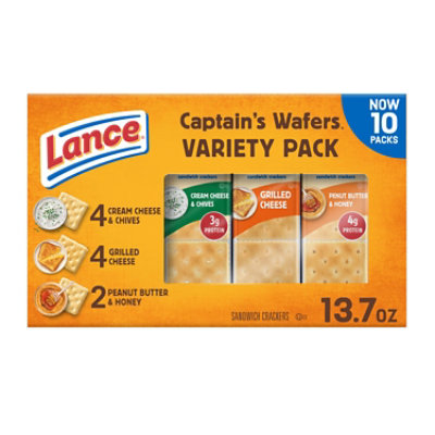 Lance Sandwich Crackers Variety Pack - 10 Ct. - Image 1