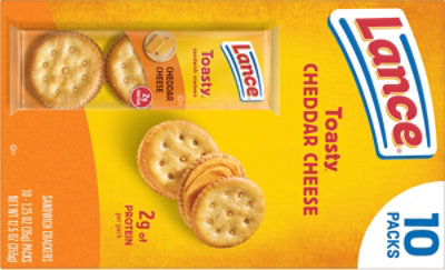 Lance Toasty Cheddar Sandwich Crackers Multipack - 10-1.25 Oz - Image 4