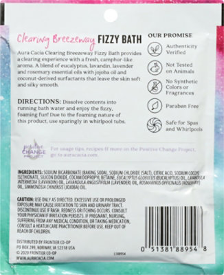 Aura Cacia Fizzy Bath Clearing Breezeway - 2.5 Oz. - Image 5