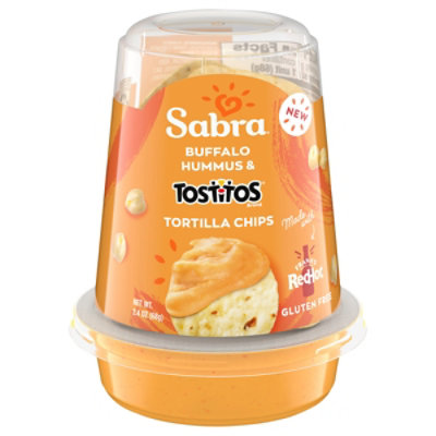 Sabra Buffalo Hummus With Tostitos Chips - 2.4 Oz - Image 3