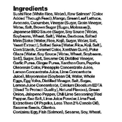 Hissho Sushi Chili Lime Mango Salmon Bowl* - 11.7 Oz (Available After 11 AM) - Image 5