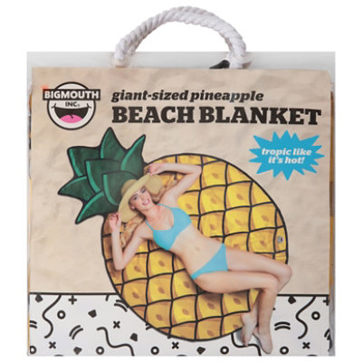 Bigmouth Inc. Giant Size Pineapple Beach Blanket - Each - Image 1