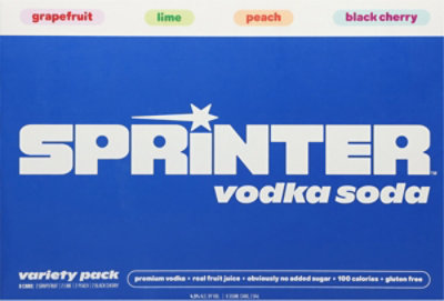 Sprinter Vodka Soda Rtd Variety Pack 8 Pack Cans - 12 Fl. Oz. - Image 6