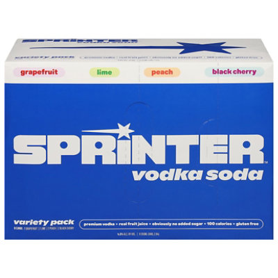 Sprinter Vodka Soda Rtd Variety Pack 812 Fl Oz Cans 812 FZ Safeway