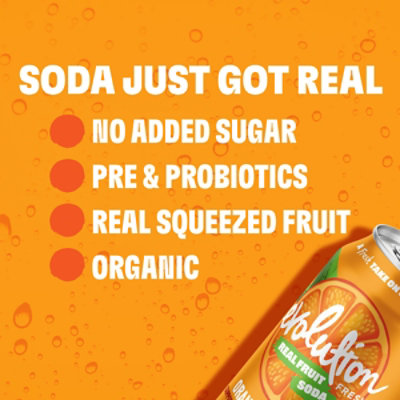 Evolution Fresh Organic Orange Squeeze Soda - 12 Fl. Oz. - Image 4