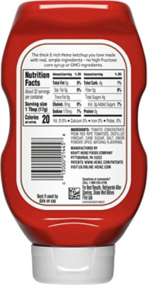 Heinz Simply Tomato Ketchup with No Artificial Sweeteners - 19 Oz - Image 6