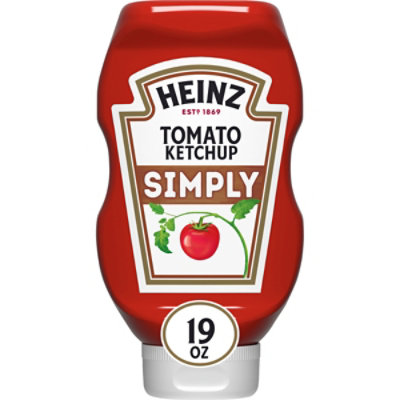 Heinz Simply Tomato Ketchup with No Artificial Sweeteners - 19 Oz - Image 1