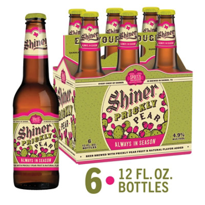 Shiner Prickly Pear 6 Pack In Bottles - 12 Fl. Oz. - Image 1