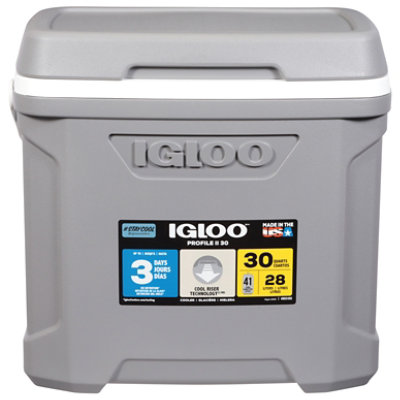 Igloo Grey Profile Cooler - 30 Quart - Image 1
