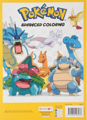 Pokemon Advanced Coloring Book - Each - Image 4