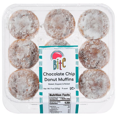 Bite Chocolate Chip Donut Muffins - 9 Oz - Image 3