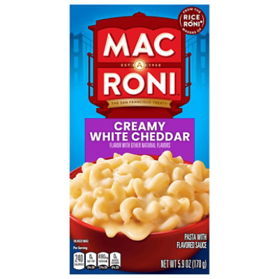 Mac A Roni Pasta Mix White Cheddar - 5.9 Oz - Image 3