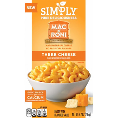 Simply Mac'n Cheese Three Cheese - 8.2 Oz - Image 1