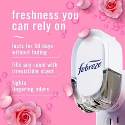 Febreze Plug Scented Oil Refill Romance & Desire, Pink Rose Petals & Champagne Spritz - .87 Fl. Oz. - Image 3