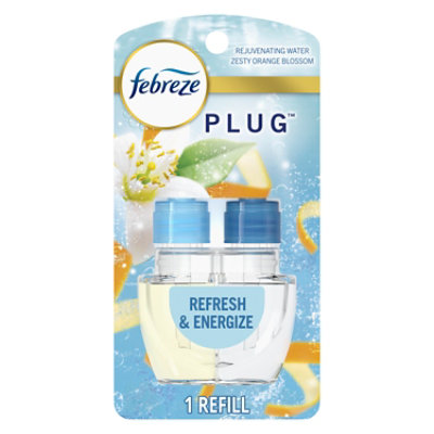 Febreze Plug Scented Oil Refills, Refresh & Energize - .87 Fl. Oz. - Image 1