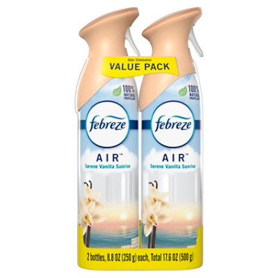 Febreze Air Aerosol, Serene Vanilla Sunrise - 2-8.8 Oz. - Image 6