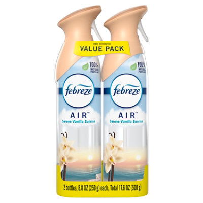 Febreze Air Aerosol, Serene Vanilla Sunrise - 2-8.8 Oz. - Image 6