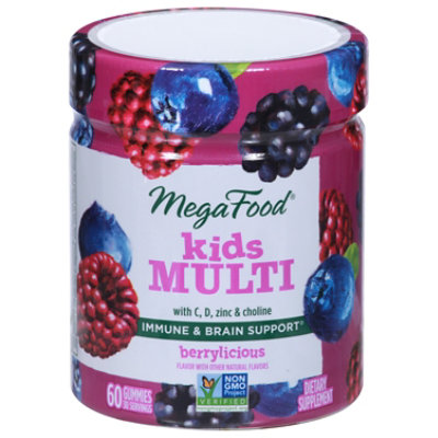 Megafood Kids Mulit Gummies Berry - 60 Count - Image 3