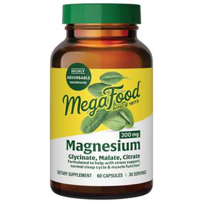 Megafood Magnesium 300 mg.- 60 Count - Image 3