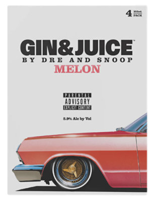 Gin And Juice By Dre And Snoop Melon - 4-355 Ml - Image 1