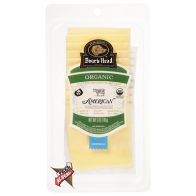 Boars Head Organic White American Cheese - 5 Oz. - Image 1