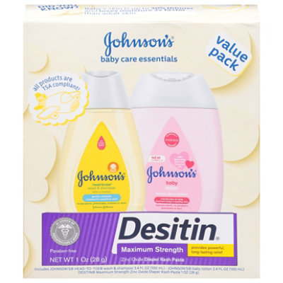 Johnson's Baby Care Essentials Gift Set - Each - Image 3