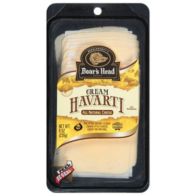 Boars Head Havarti Cheese Pre sliced - 8 Oz. - Image 1