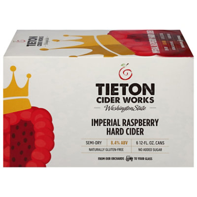 Tieton Imperial Raspberry Hard Cider In Cans 6-12 Fl. Oz. - Image 3