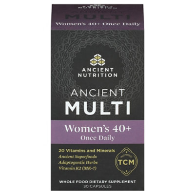 Ancient Nutrition Womens 40 Plus Tcm - 30 Count - Image 3