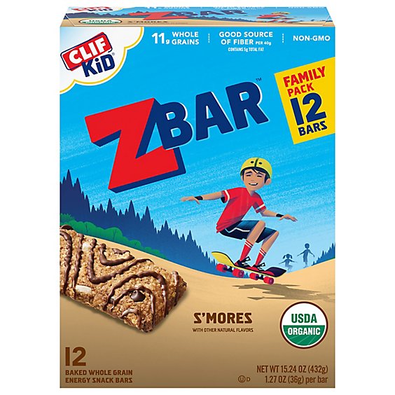 Clif Zbar Smores 12 Pack - 15.24 Oz - jewelosco Clif Zbar Smores 12 Pack - 15.24 Oz - jewelosco