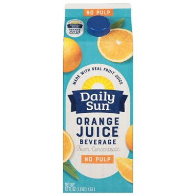 Daily Sun Orange Beverage No Pulp - 52 Fl. Oz. - Image 2