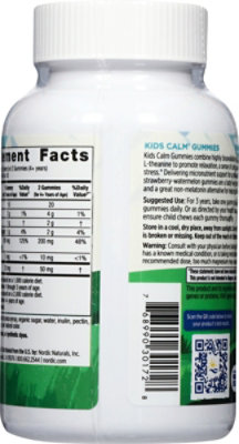 Nordic Naturals Kids Calm Gummies - 60 Count - Image 4