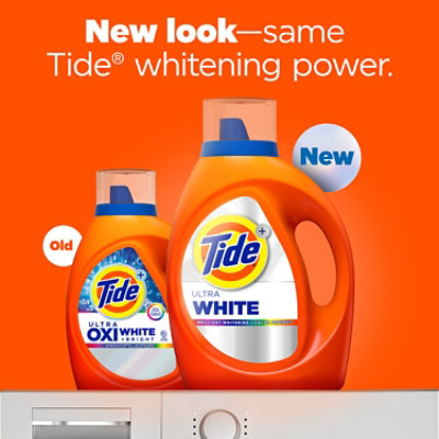 Tide Liquid Plus Ultra Oxi White Original Scent Laundry Detergent - 84 Fl. Oz. - Image 2