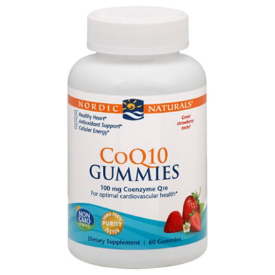 Nordic Naturals Coq10 Gummies Strwbry - 60 Count - Image 2