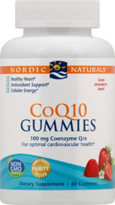 Nordic Naturals Coq10 Gummies Strwbry - 60 Count - Image 1