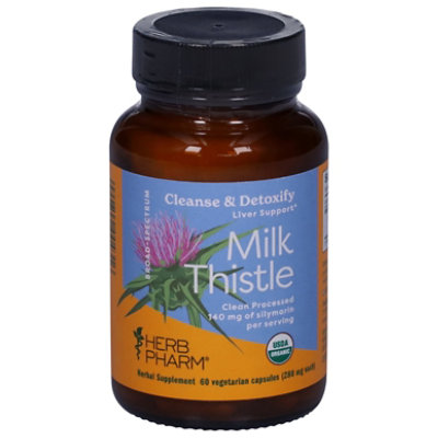 Herb Pharm Milk Thistle Cap - 60 Count - Image 3